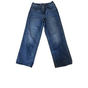 Old Navy Blue Flare Wide Leg Jeans